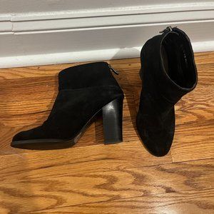 BCBG suede booties